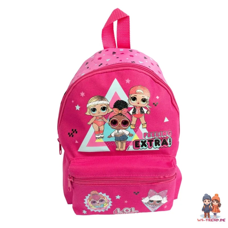 LOL Surprise Kinder 4 teiliges Set Kita Rucksack - WS-Trend.de Schultasche Backpack Tasche