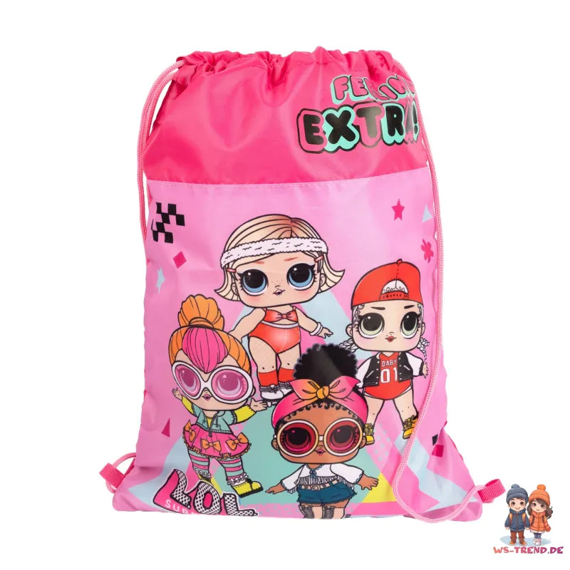 LOL Surprise Kinder 4 teiliges Set Kita Rucksack - WS-Trend.de Schultasche Backpack Tasche