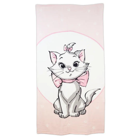 Disney Aristocats Marie die Katze Strandtuch Badetuch XL 70x140 cm Baumwolle - WS-Trend.de