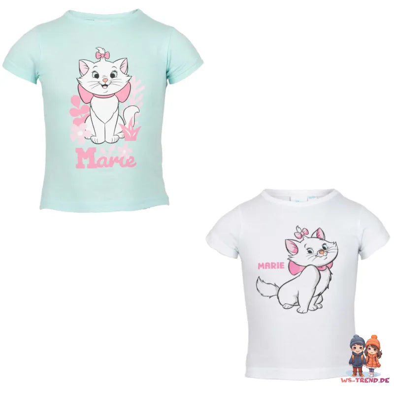 Disney Aristocats Marie Kinder T-Shirt - WS-Trend.de die Katze Mädchen 92-128 100% Baumwolle