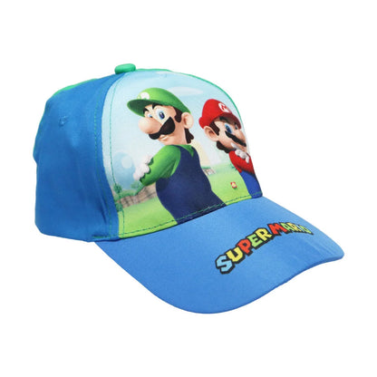 Super Mario Luigi Kinder Jungen Basecap Baseball Kappe - WS-Trend.de Mütze Gr. 52 - 54