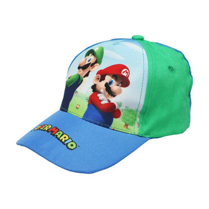 Super Mario Luigi Kinder Jungen Basecap Baseball Kappe - WS-Trend.de Mütze Gr. 52 - 54