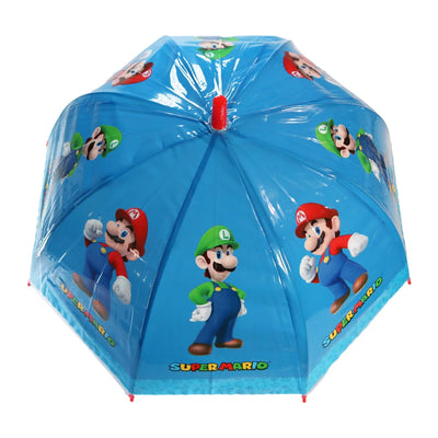 Super Mario Luigi Kinder Regenschirm Stabregenschirm Schirm D 70 cm - Ansicht 2