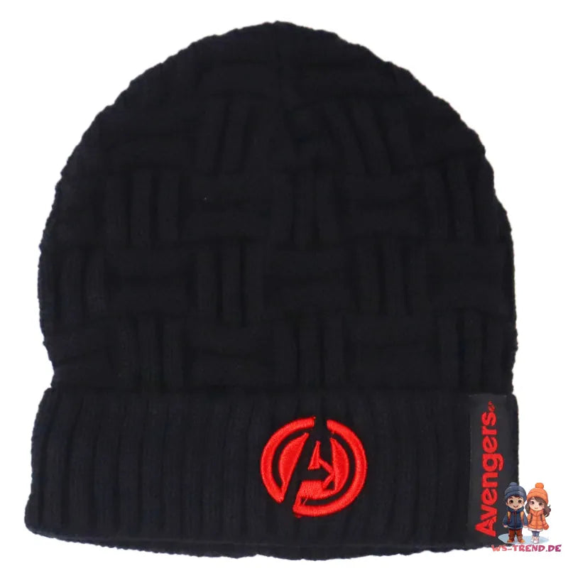 Marvel Avengers - Kinder Jugend Wintermütze plus Handschuhe - WS-Trend.de Jungen 54 56