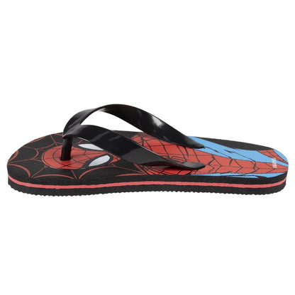 Marvel Spiderman Jungen Flip Flops - WS-Trend.de Zehentrenner - Kinder Flops- Badeschuhe Latschen Schwarz