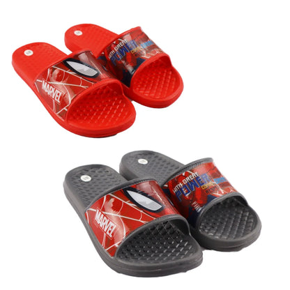 Marvel Spiderman Kinder Badelatschen Sandalen - WS-Trend.de Schuhe Rot Grau Gr. 24 bis 32Machen Sie Ihren kleinen Superhelden eine Freude
