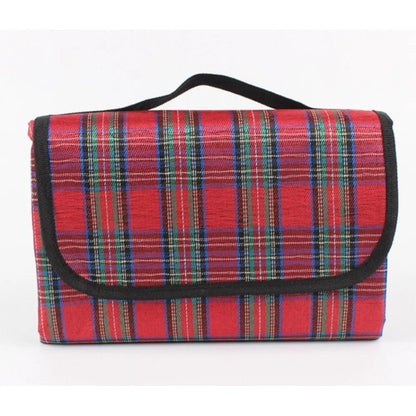 Picknick Decke Stranddecke ungefaltet 145x175 cm gefaltet mit Tragegriff 20x24 - WS-Trend.de