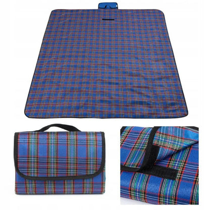 Picknick Decke Stranddecke ungefaltet 145x175 cm gefaltet mit Tragegriff 20x24 - WS-Trend.de