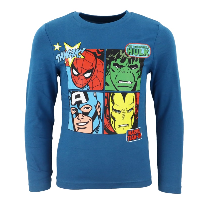 Marvel Avengers Kinder langarm Schlafanzug Pyjama - WS-Trend.de Jungen lang Sleepwear 104-134