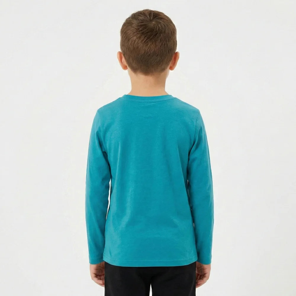 Minecraft Creeper BOOM Gamer Kinder langarm Shirt - WS-Trend.de Gr. 116-152 Baumwolle Grün