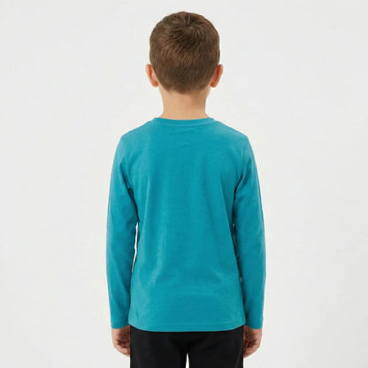 Minecraft Creeper BOOM Gamer Kinder langarm Shirt - WS-Trend.de Gr. 116-152 Baumwolle Grün