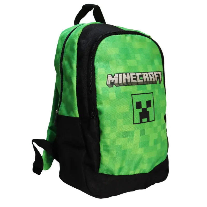 Minecraft Creeper 2tlg Rucksack Backpack Schultasche Federtasche Gr. 40x25x12 cm - WS-Trend.de