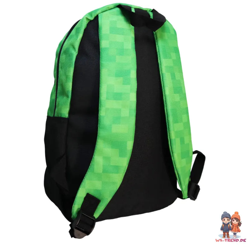 Minecraft Creeper 2tlg Rucksack Backpack Schultasche Federtasche Gr. 40x25x12 cm - WS-Trend.de