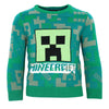 Minecraft Gamer Creeper Kinder Jungen Pulli Pullover Sweater