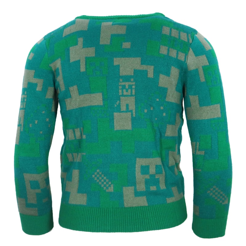 Minecraft Gamer Creeper Kinder Jungen Pulli Pullover Sweater - WS-Trend.de Gr. 116-152