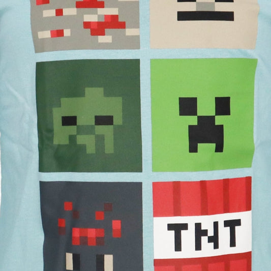 Minecraft Creeper Zombie Kinder Jungen Langarmshirt Shirt - WS-Trend.de 116-152 100% Baumwolle