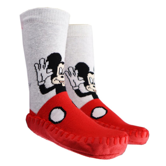 Disney Mickey Maus Kinder Stopper Socken - WS-Trend.de Jungen antirutsch lange Stoppersocken 23 - 28