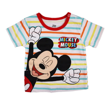 Disney Mickey Maus Baby Kurzarm Shirt und Shorts - WS-Trend.de kurzarm T-Shirt Gr. 62-86 für Jungen