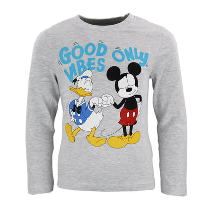 Disney Mickey Maus Donald Duck Kinder langarm Schlafanzug Pyjama - WS-Trend.de 98-128