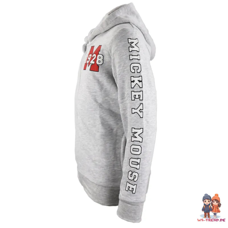 Disney Mickey Maus Kinder Jungen Reißverschluss Jacke Sweater Pulli mit Kapuze - WS-Trend.de