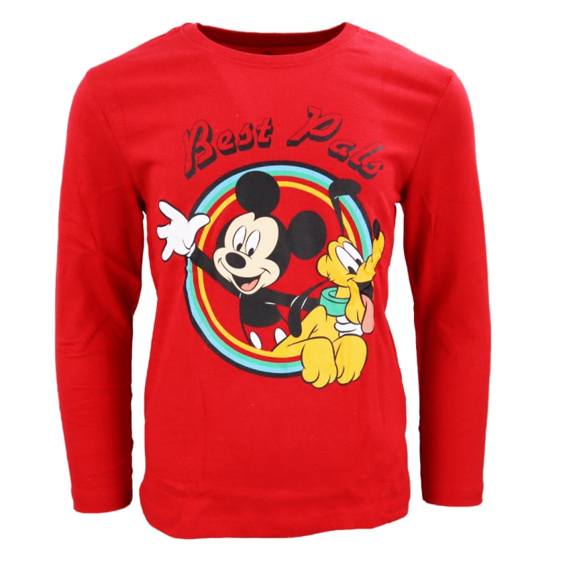 Disney Mickey Maus Langarm T-Shirt - WS-Trend.de Kinder Blau für Jungen