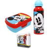Disney Mickey Maus 2 tlg Lunch Set Brotdose Alu Trinkflasche 500 ml