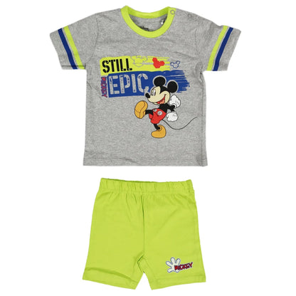 Disney Mickey Maus Baby Kurzarm Shirt und Shorts - WS-Trend.de kurzarm T-Shirt Gr. 62 - 86 für Jungen