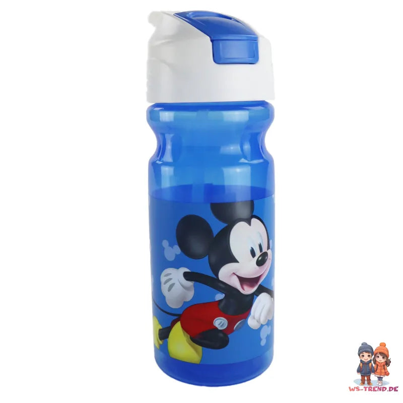 Disney Mickey Maus Trinkflasche Flasche 500 ml Griff Strohhalm - WS-Trend.de Wasserflasche