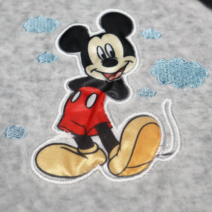 Disney Mickey Maus Baby Velours langarm Strampler Einteiler - WS-Trend.de Kleinkind Velour Body Gr. 62 - 92