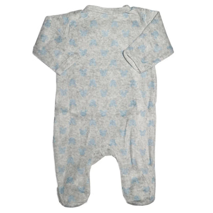 Disney Mickey Maus Baby Velours langarm Strampler Einteiler - WS-Trend.de Kleinkind Velour Body Gr. 62 - 92