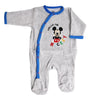 Disney Mickey Maus Baby Velours langarm Strampler Einteiler