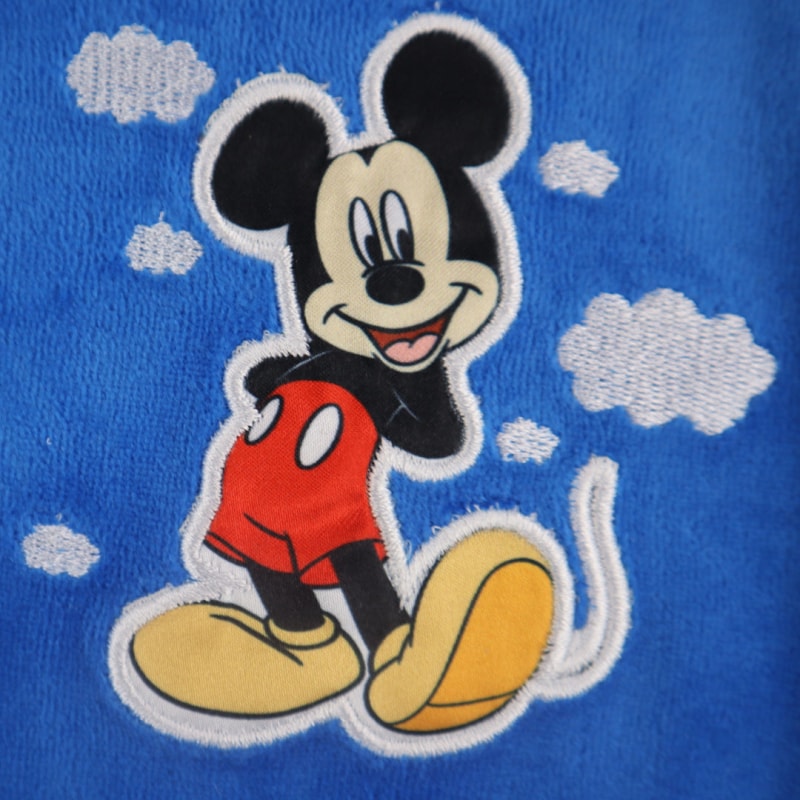Disney Mickey Maus Baby Velours langarm Strampler Einteiler - WS-Trend.de Kleinkind Velour Body Gr. 62 - 92