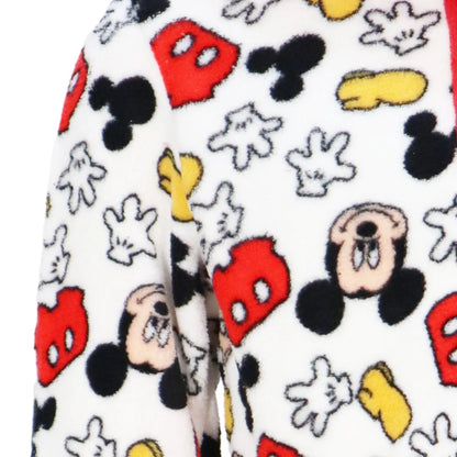 Disney Mickey Maus Kinder Mikrofaser Hausmantel Bademantel - WS-Trend.de Jungen Coral Fleece mit Kapuze Gr. 98 - 128