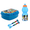 Mickey Maus 4 teiliges Set Lunchbox mit Trinkbecher und Besteck