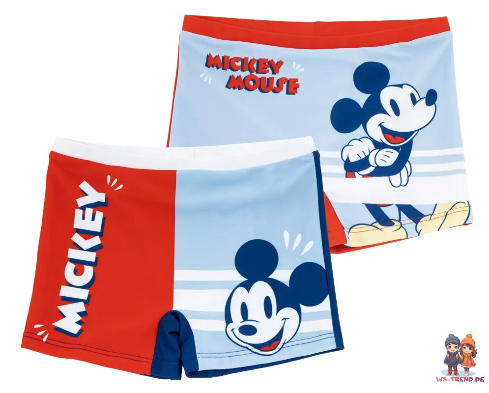 Mickey Maus and Friends Kinder Badehose Shorts - WS-Trend.de Disney Badeshorts Jungen Gr 98-128