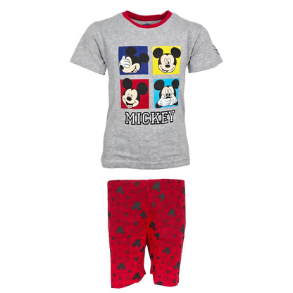 Disney Mickey Maus Kinder kurzarm Schlafanzug Pyjama Shirt Shorts - WS-Trend.de 98-128