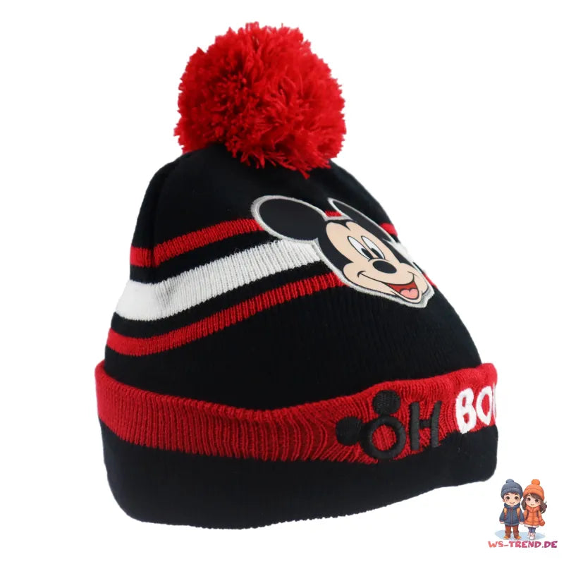 Disney Mickey Maus 2tlg Set Kinder Herbst Wintermütze plus Handschuhe - WS-Trend.de