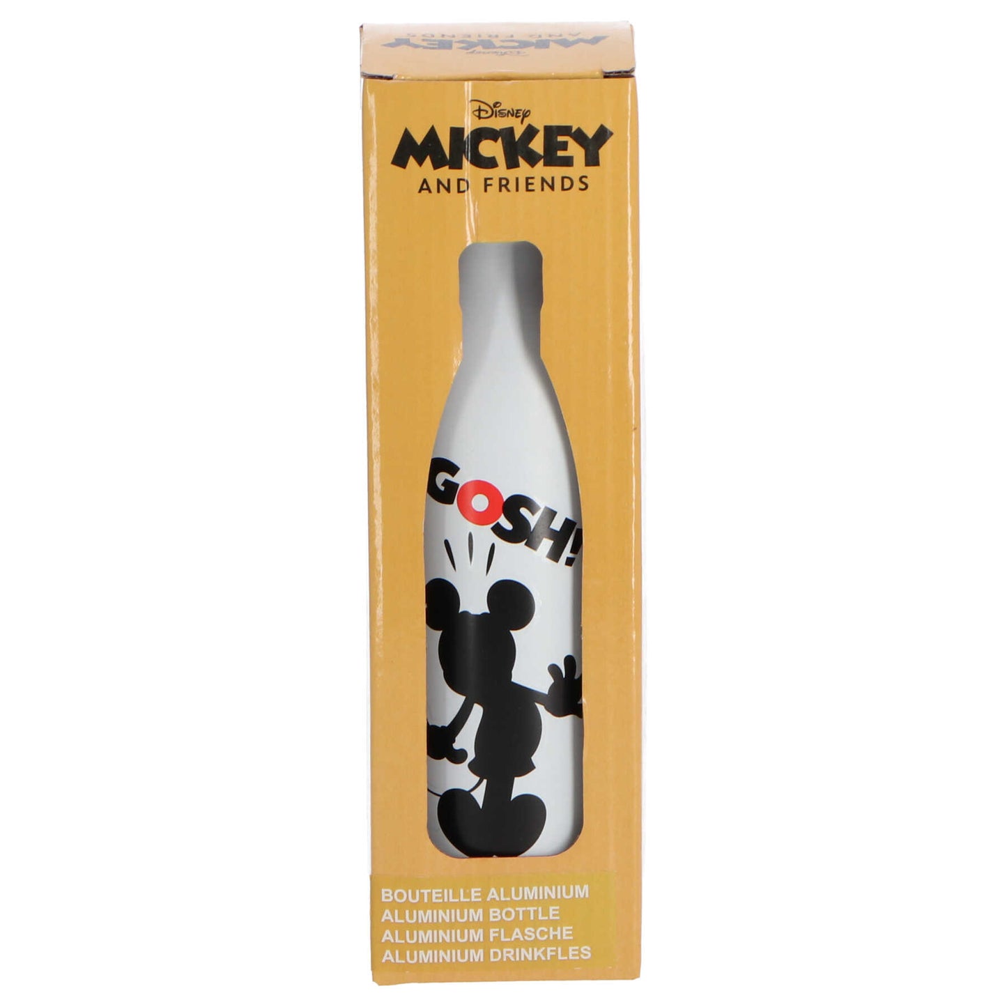 Disney Mickey Maus GOSH! Aluminium Wasserflasche Trinkflasche Flasche 600 ml