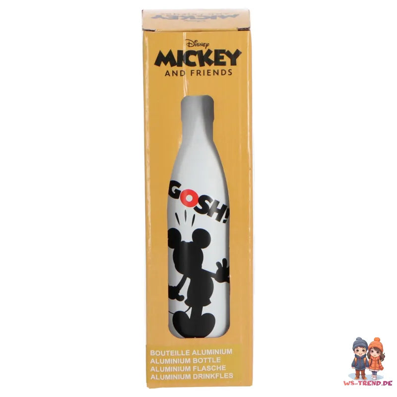 Disney Mickey Maus GOSH! Aluminium Wasserflasche Trinkflasche Flasche 600 ml - WS-Trend.de