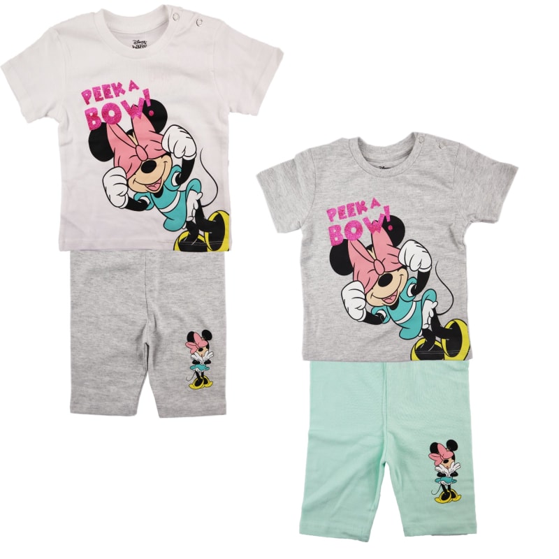 Disney Minnie Maus Mädchen Baby Sommer Set - WS-Trend.de BABY Sommerset Shorts plus T-Shirt 62-86
