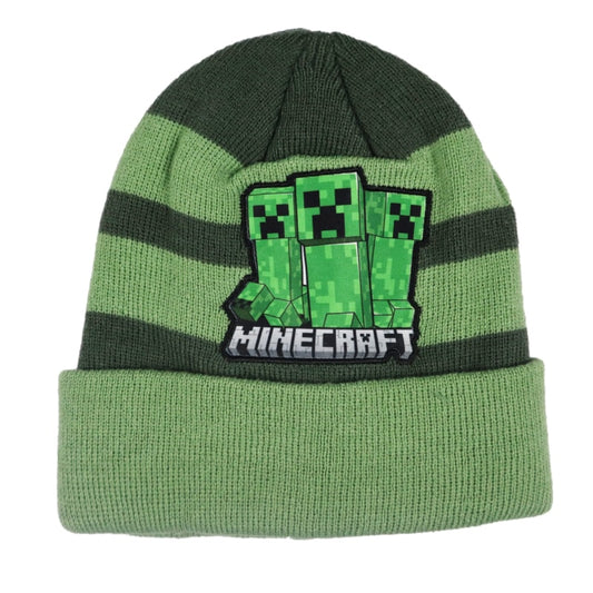 Minecraft Gamer Creeper Kinder Jungen Wintermütze Mütze - WS-Trend.de Gr. 54 - 56