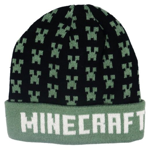 Minecraft Gamer Creeper Kinder Jungen Wintermütze Mütze - WS-Trend.de Gr. 54 - 56