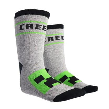 Minecraft Creeper Skelet Kinder Jungen lange Socken 6er Pack - WS-Trend.de Skelett Gr 27 bis 38