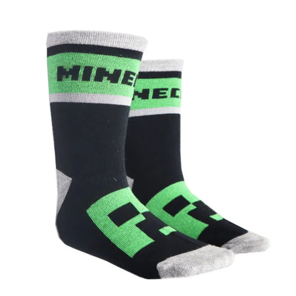 Minecraft Creeper Skelet Kinder Jungen lange Socken 6er Pack - WS-Trend.de Skelett Gr 27 bis 38