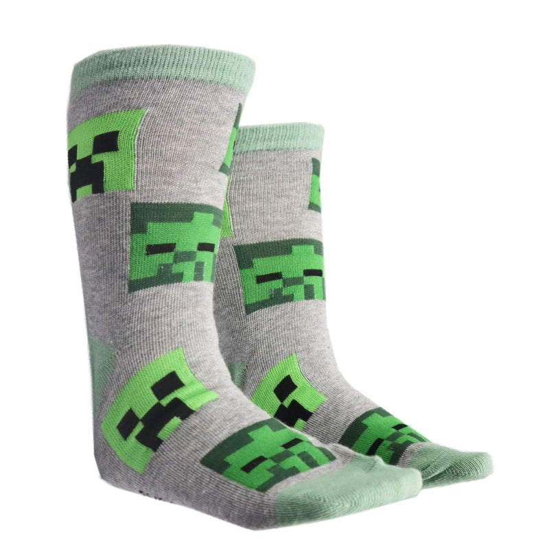Minecraft Creeper Zombie Kinder Jungen lange Socken 6er Pack - WS-Trend.de Gr 27 bis 38