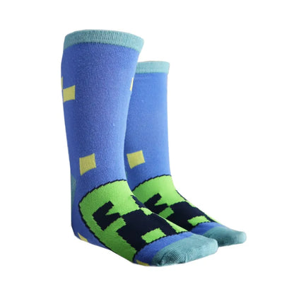 Minecraft Creeper Zombie Kinder Jungen lange Socken 6er Pack - WS-Trend.de Gr 27 bis 38
