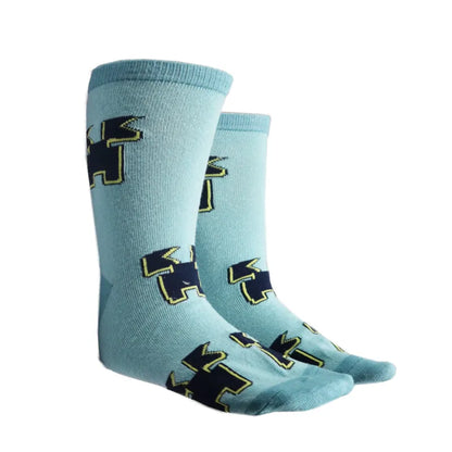 Minecraft Creeper Zombie Kinder Jungen lange Socken 6er Pack - WS-Trend.de Gr 27 bis 38