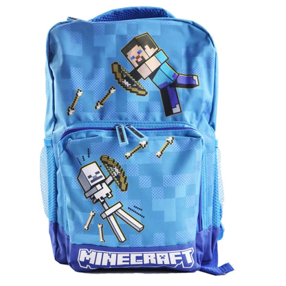Minecraft Steve Kinder Rucksack - WS-Trend.de Sporttasche Backpack Tasche Gr. 35 x 24 12