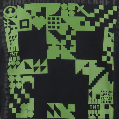 Minecraft Creeper Gamer Kinder langarm Shirt - WS-Trend.de Gr. 116-152 Baumwolle Schwarz