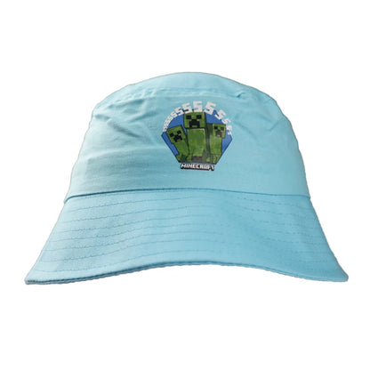 Minecraft Creeper Kinder Jungen Fischerhut - WS-Trend.de Fischermütze Sommerhut 52-54